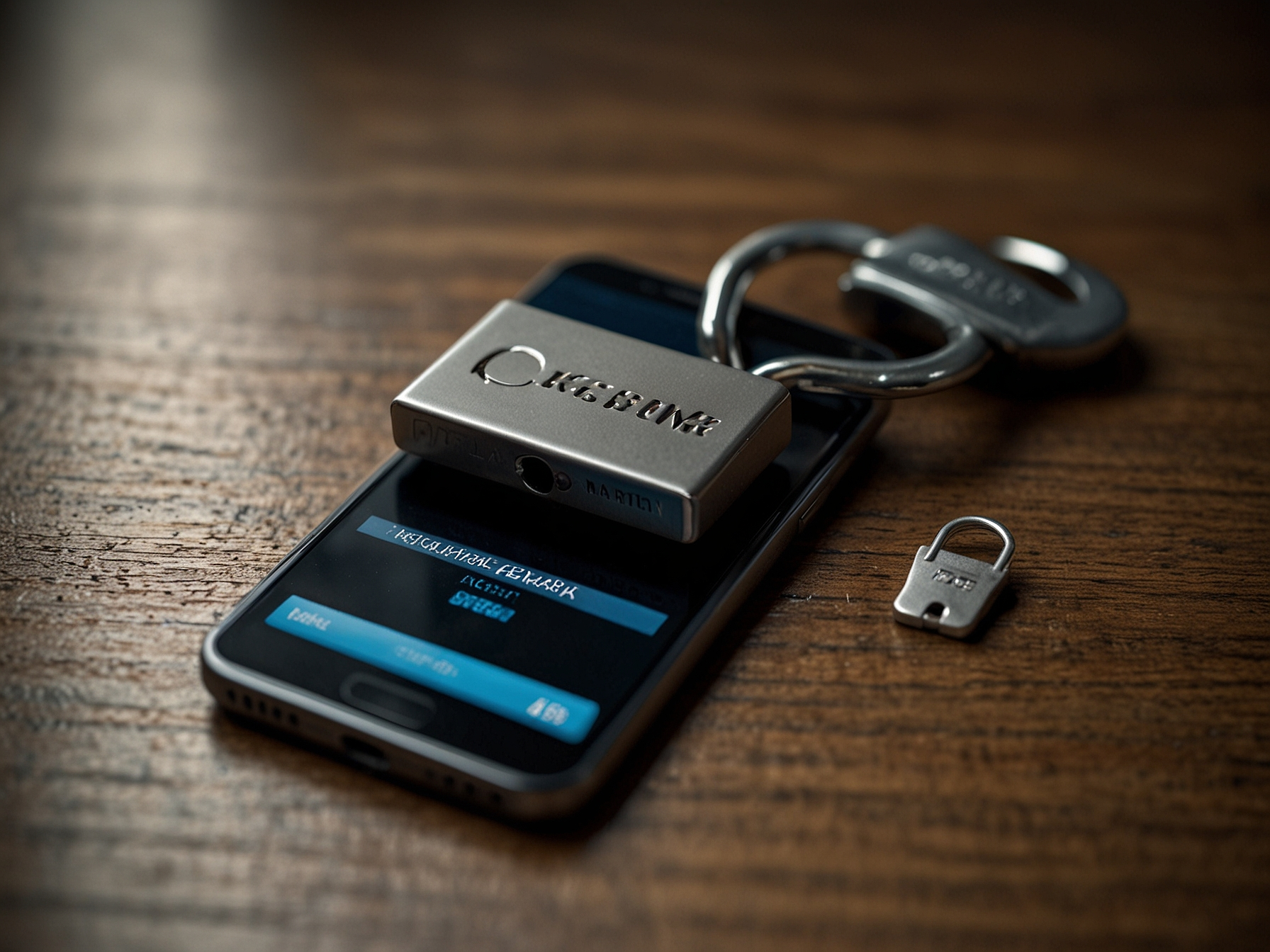 Security tips banner with lock and mobile